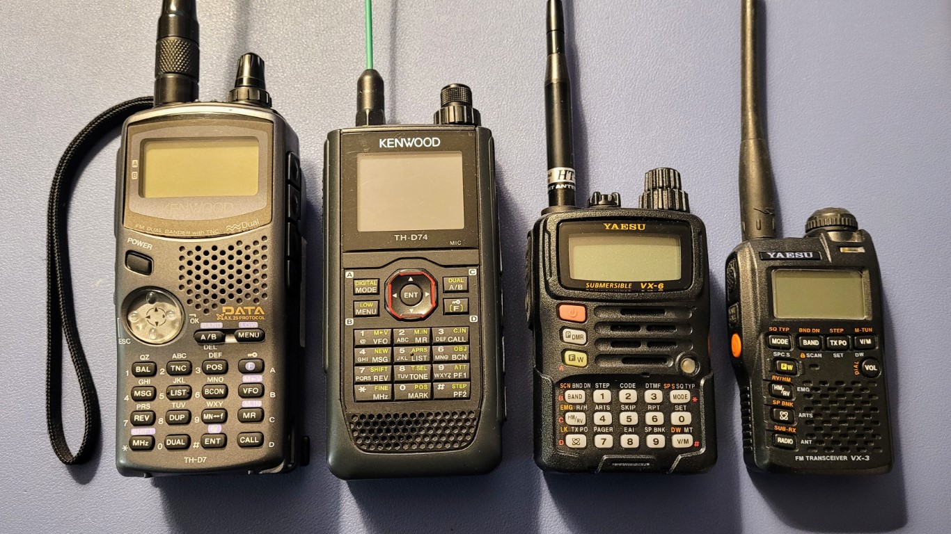 TH-D7A, TH-D74, VX-6, and VX-3R
